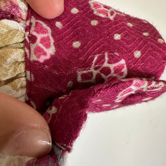 Anthropologie Let Me Be Quilted Floral Blouse size xs - Picture 6 of 10